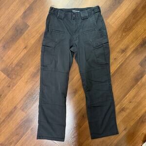 5.11 Tactical Women's Cargo Pants Black Sz 28x30 Work Utility Police Career